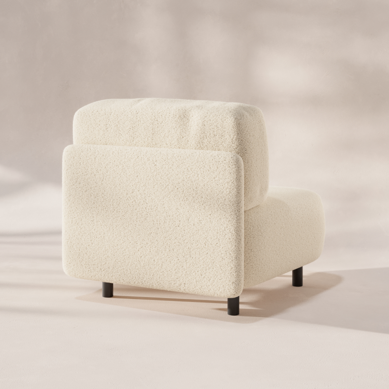 Sofá modular color blanco